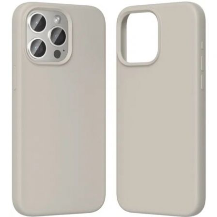 Vention Funda de Silicona Líquida con MagSafe para iPhone 15 Plus, Gris Grava